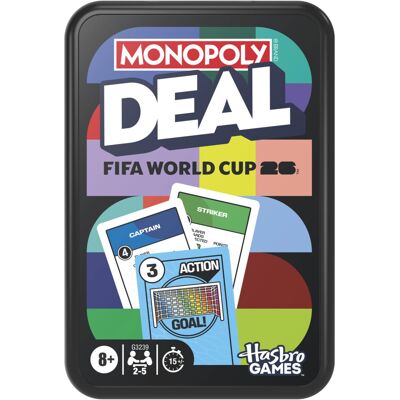 Monopoly Deal FIFA World Cup 2026 Edition Game – Officially Licensed FIFA World Monopoly Deal FIFA World Cup 2026 Edition Game – Officially Licensed FIFA World
