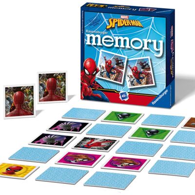 Ravensburger Marvel Spider-Man Mini Memory Game for Kids, 48 Picture Cards, Matc Ravensburger Marvel Spider-Man Mini Memory Game for Kids, 48 Picture Cards, Matc