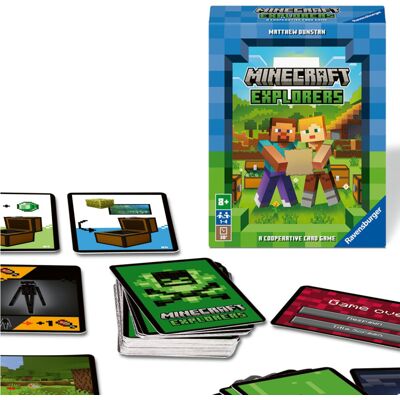 Ravensburger Minecraft Gifts - Explorers Cooperative Strategy Card Games for Adu Ravensburger Minecraft Gifts - Explorers Cooperative Strategy Card Games for Adu
