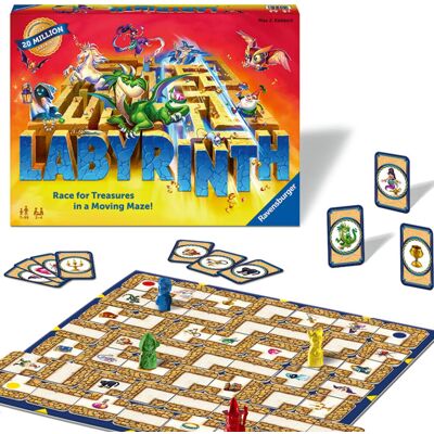 Ravensburger Labyrinth Moving Maze Family Board Game for Kids and Adults Age 7+ Ravensburger Labyrinth Moving Maze Family Board Game for Kids and Adults Age 7+