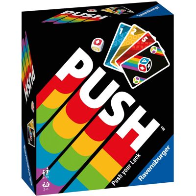 Ravensburger Push Card Game - Family Game for Kids and Adults Age 8 Years Up - 2 Ravensburger Push Card Game - Family Game for Kids and Adults Age 8 Years Up - 2