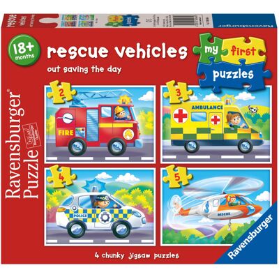 Ravensburger Rescue Vehicles - My First Jigsaw Puzzles for Toddlers Age 18 Month Ravensburger Rescue Vehicles - My First Jigsaw Puzzles for Toddlers Age 18 Month