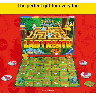 Ravensburger Pokémon Labyrinth – Moving Maze Family Board Game for Kids Age 7+ Ravensburger Pokémon Labyrinth – Moving Maze Family Board Game for Kids Age 7+