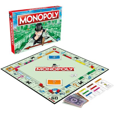 Hasbro Monopoly Board Game (Multicolor) For Families And Kids Ages 8 And Up, Classic Fa Hasbro Monopoly Board Game (Multicolor) For Families And Kids Ages 8 And Up, Classic Fa