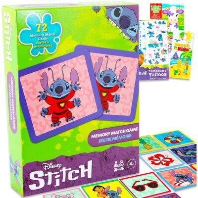 Disney Stitch Memory Matching Game Set - Bundle with Lilo and Stitch Matching Ca Disney Stitch Memory Matching Game Set - Bundle with Lilo and Stitch Matching Ca