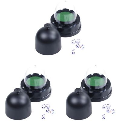Saudism 3X Automatic Dice Roller Cup Battery Powered Pub Bar Party Game with 5 Dices Bl Saudism 3X Automatic Dice Roller Cup Battery Powered Pub Bar Party Game with 5 Dices Bl