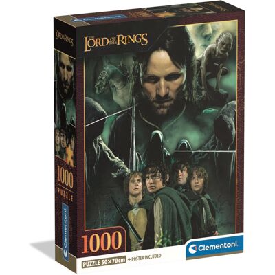 Clementoni 39963 Puzzle - 1000 Pieces, Lord of the Rings, Adults Clementoni 39963 Puzzle - 1000 Pieces, Lord of the Rings, Adults