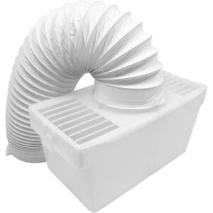 SPARES2GO Condenser Vent Box & Hose Kit for Creda Vented Tumble Dryers (1.5m / 4" Diameter SPARES2GO Condenser Vent Box & Hose Kit for Creda Vented Tumble Dryers (1.5m / 4" Diameter
