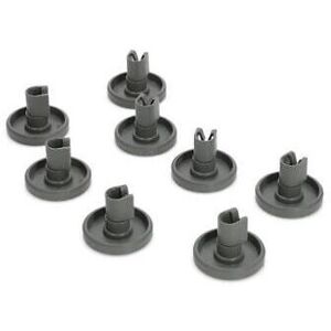 Electrolux ZANUSSI ZDF102, ZDF105, ZDF121, ZDF131, ZDF201, ZDF2010,8x Lower Basket Wheels Electrolux ZANUSSI ZDF102, ZDF105, ZDF121, ZDF131, ZDF201, ZDF2010,8x Lower Basket Wheels