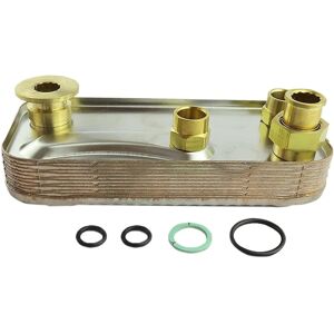 HTS Worcester Bosch 24CDI 26CDI PLATE HEAT EXCHANGER 87161429000 WITH SEAL KIT HTS Worcester Bosch 24CDI 26CDI PLATE HEAT EXCHANGER 87161429000 WITH SEAL KIT