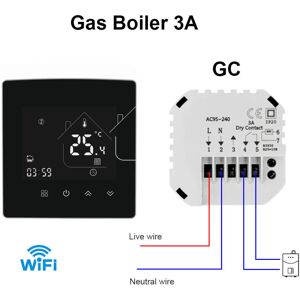 GreenZech (WIFi-3A-Gas Boiler) Electric Floor Heating Room Thermostat Water Gas Boiler Sma GreenZech (WIFi-3A-Gas Boiler) Electric Floor Heating Room Thermostat Water Gas Boiler Sma
