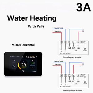 GreenZech (Water Heating) WiFi Smart 4.3" LCD Touch Color Screen Thermostat Heating Temper GreenZech (Water Heating) WiFi Smart 4.3" LCD Touch Color Screen Thermostat Heating Temper