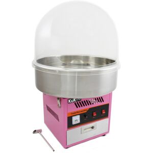 KuKoo Pink Candy Floss Machine - Electric Cotton Candy Maker & Acrylic Dome KuKoo Pink Candy Floss Machine - Electric Cotton Candy Maker & Acrylic Dome