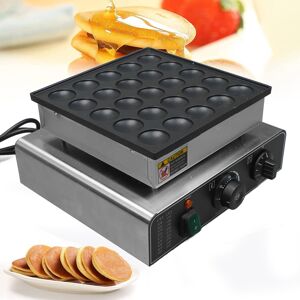 Unbranded Mini Dutch Pancake Maker 25-Holes, 850W, Stainless Steel, 32x29cm Unbranded Mini Dutch Pancake Maker 25-Holes, 850W, Stainless Steel, 32x29cm