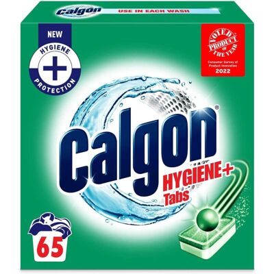 Calgon Hygiene Plus Washing Machine Water Softener 65 Tablets Calgon Hygiene Plus Washing Machine Water Softener 65 Tablets