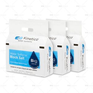 Kinetico Water Softener Block Salt - 3 packs - Guaranteed Performance Kinetico Water Softener Block Salt - 3 packs - Guaranteed Performance