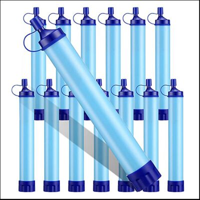 Tlily 14 Pcs Personal Water Filter Straw Water Purifying Device Outdoor Portable Water Tlily 14 Pcs Personal Water Filter Straw Water Purifying Device Outdoor Portable Water
