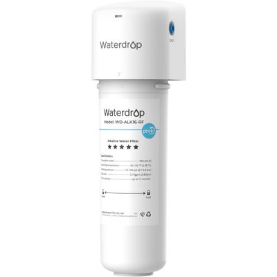 Waterdrop WD-ALK16 Alkaline Under-Sink Water Filter System, 9.5 pH Mineralizatio Waterdrop WD-ALK16 Alkaline Under-Sink Water Filter System, 9.5 pH Mineralizatio