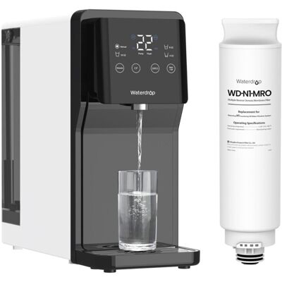 Vesipisara Waterdrop WD-N1-MRO Filter, Replacement for WD-N1-W Countertop Reverse Osmosis W Vesipisara Waterdrop WD-N1-MRO Filter, Replacement for WD-N1-W Countertop Reverse Osmosis W