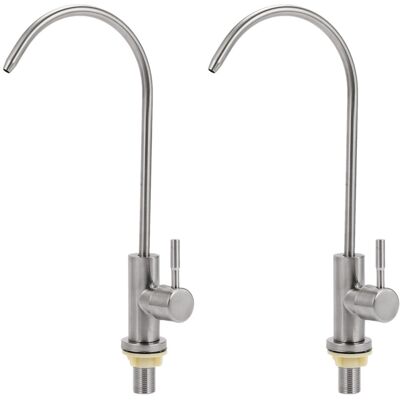 Unbranded 2X Kitchen Direct Drinking Water Filter Tap 304 Stainless Steel Ro Faucet Purify Unbranded 2X Kitchen Direct Drinking Water Filter Tap 304 Stainless Steel Ro Faucet Purify