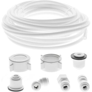 SPARES2GO Samsung American Style Fridge Water Supply Connector Kit 1/4in Tube (01-WSP-119) SPARES2GO Samsung American Style Fridge Water Supply Connector Kit 1/4in Tube (01-WSP-119)
