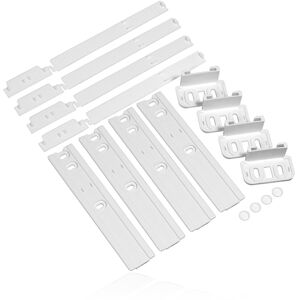 SPARES2GO UNIVERSAL Integrated Fridge Door Slide Mounting Bracket Fixing Kit (pack of 4) SPARES2GO UNIVERSAL Integrated Fridge Door Slide Mounting Bracket Fixing Kit (pack of 4)