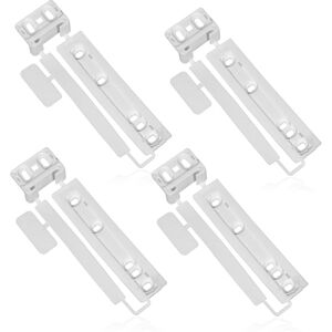 SPARES2GO Door Plastic Mounting Bracket Fixing Slide Kit for John Lewis Integrated Fridge SPARES2GO Door Plastic Mounting Bracket Fixing Slide Kit for John Lewis Integrated Fridge