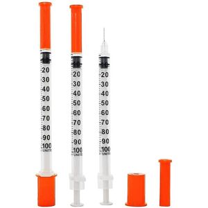 Unbranded 1ml U-100 Syringe With Needle, 31g 1cc 5/16-inch (8mm), Lab Measuring Supplies, Unbranded 1ml U-100 Syringe With Needle, 31g 1cc 5/16-inch (8mm), Lab Measuring Supplies,