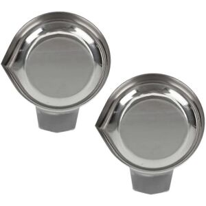 Unbranded Weigh Boats Scale 2pcs Weighing Boats Stainless Steel Scale Tray Weighing Plate Unbranded Weigh Boats Scale 2pcs Weighing Boats Stainless Steel Scale Tray Weighing Plate