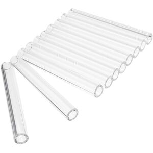 GreenZech 10Pcs 100mm OD 12mm 3mm Thick Wall Borosilicate Glass Blowing Tube GreenZech 10Pcs 100mm OD 12mm 3mm Thick Wall Borosilicate Glass Blowing Tube