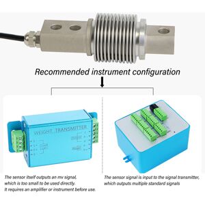 Unbranded Load Cell 300kg Bellow Load Cell Stainless Steel Unbranded Load Cell 300kg Bellow Load Cell Stainless Steel