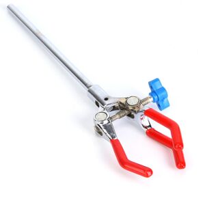 Unbranded Adjustment Lab Stand Tube Clamp Holder Three Prong Unbranded Adjustment Lab Stand Tube Clamp Holder Three Prong