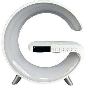 HOD Health & Home Wireless Bluetooth Speaker Bedside Lamp Alarm Clock - White HOD Health & Home Wireless Bluetooth Speaker Bedside Lamp Alarm Clock - White