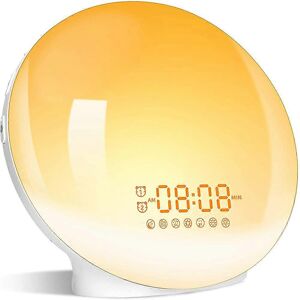 Unbranded (As show, One size) Alarm Clock, Wake Up Light, Sunrise/Sunset Simulation Unbranded (As show, One size) Alarm Clock, Wake Up Light, Sunrise/Sunset Simulation