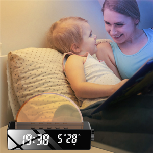 Typecat Sunrise Alarm Clock, Wake Up Light Dawn Simulator, Bedside Sun Lamp Multi Color Typecat Sunrise Alarm Clock, Wake Up Light Dawn Simulator, Bedside Sun Lamp Multi Color