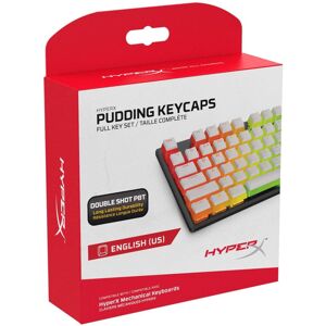 HyperX Pudding Keycaps - Full Key Set - PBT - White - English (US) Layout - 104 HyperX Pudding Keycaps - Full Key Set - PBT - White - English (US) Layout - 104