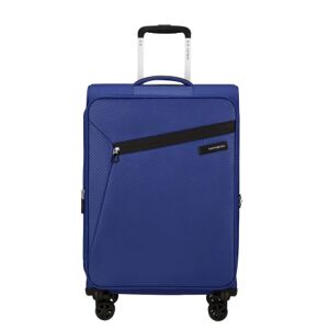 Samsonite Litebeam 66cm 4-Wheel Medium Expandable Suitcase - Nautical Blue
