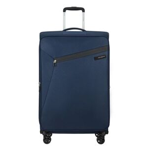 Samsonite Litebeam 77cm 4-Wheel Large Expandable Suitcase - Midnight Blue