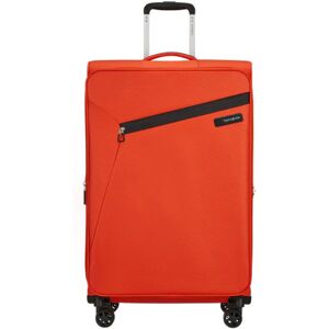 Samsonite Litebeam 77cm 4-Wheel Large Expandable Suitcase - Tangerine Orange