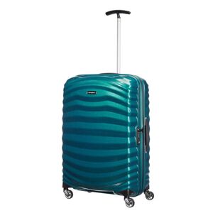 Samsonite Lite-Shock 69cm 4-Wheel Medium Suitcase - Petrol Blue