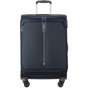 Samsonite Popsoda 66cm 4-Wheel Medium Expandable Suitcase - Dark Blue