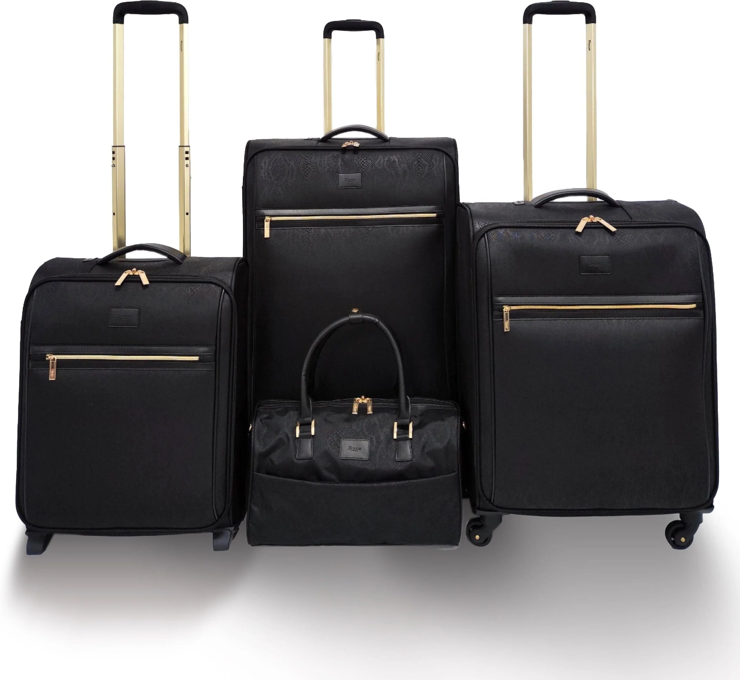 Dune London Taliia 4 Piece Luggage Set - Black