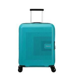 American Tourister Aerostep 55cm 4-Wheel Expandable Cabin Case - Turquoise Tonic