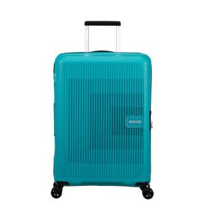 American Tourister Aerostep 67cm 4-Wheel Expandable Suitcase - Turquoise Tonic
