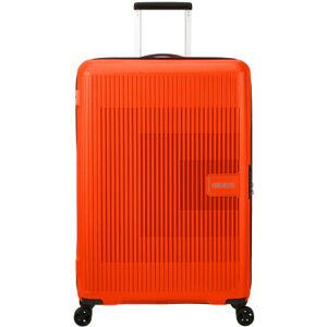 American Tourister Aerostep 77cm 4-Wheel Expandable Suitcase - Bright Orange