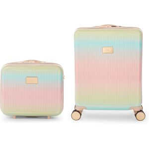 Dune London Olive Vanity and 55cm Cabin Case Set - Multi Ombre