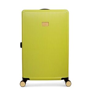 Dune London Olive 77cm 4-Wheel Large Suitcase - Lime