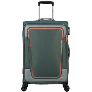 American Tourister Pulsonic 68cm 4-Wheel Medium Expandable Suitcase - Dark Forest