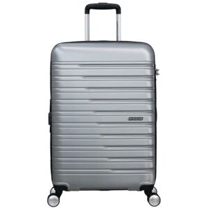 American Tourister Flashline 67cm 4-Wheel Expandable Suitcase - Sky Silver