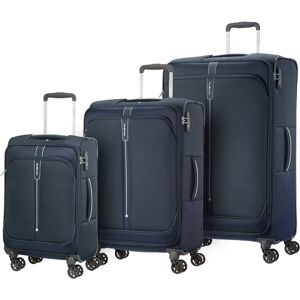 Samsonite Popsoda 3 Piece Spinner Suitcase Set - Dark Blue